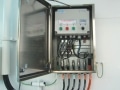 Waterproof electrical cabinet with external antenna switch