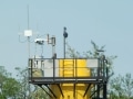 Armadio inox con ripetitore UHF installato su torrini Mose Venezia